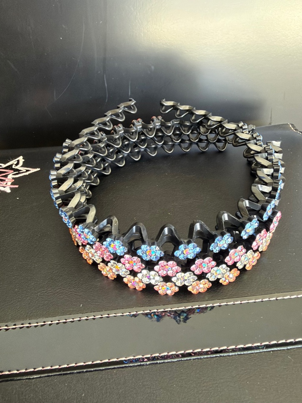 Elegant Flower Crystal Headbands Never worn!
